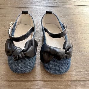 Junior Tods Baby Girl Denim Flat